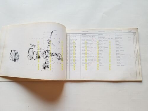 Garelli 50 Eureka Flex-Lusso 1975 catalogo ricambi spare parts catalogue