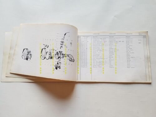 Garelli 50 Eureka Flex-Lusso 1975 catalogo ricambi spare parts catalogue