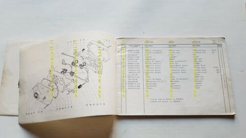 GARELLI 50 Eureka Flex-MK-Lusso 1977 catalogo ricambi originale Parts Catalogue