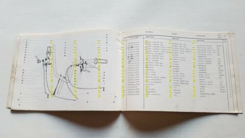 GARELLI 50 Eureka Flex-MK-Lusso 1977 catalogo ricambi originale Parts Catalogue