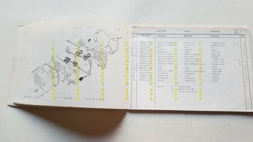 GARELLI 50 Eureka Flex-MK-Lusso 1979 catalogo ricambi originale Parts Catalogue
