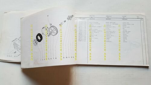 GARELLI 50 Eureka Flex-MK-Lusso 1979 catalogo ricambi originale Parts Catalogue