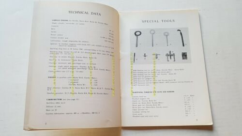 Garelli 50 Eureka-Katia 1975 manuale officina ENGLISH Engine workshop manual