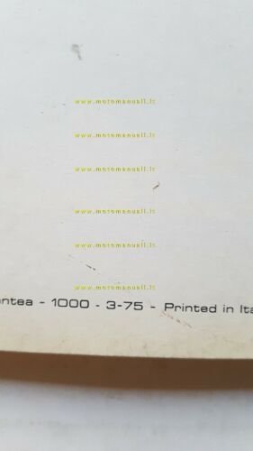 Garelli 50 Eureka-Katia 1975 manuale officina ENGLISH Engine workshop manual