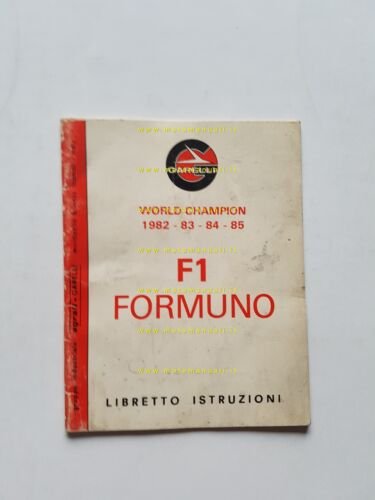 Garelli F1 Formuno 50 1986 manuale uso manutenzione originale owner's …