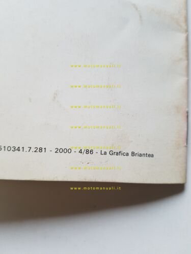 Garelli F1 Formuno 50 1986 manuale uso manutenzione originale owner's …