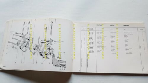 GARELLI 50 Garellino 1960 catalogo ricambi originale Spare Parts Catalogue