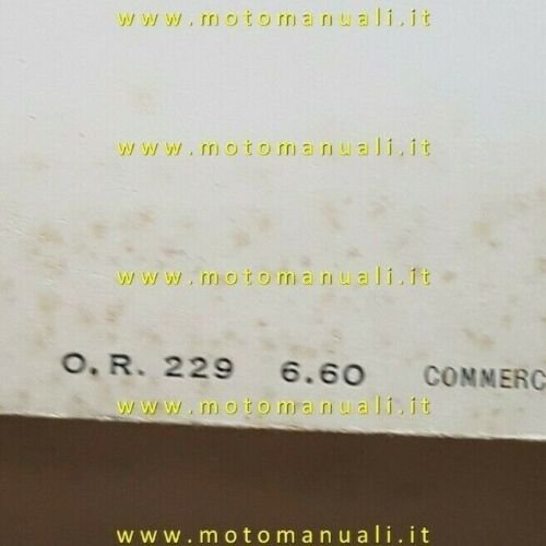 GARELLI 50 Garellino 1960 catalogo ricambi originale Spare Parts Catalogue