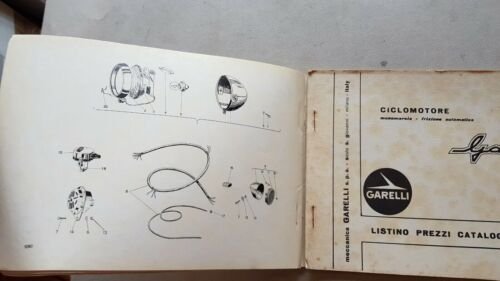 Garelli 50 Garellino 1965 catalogo ricambi originale spare parts catalogue
