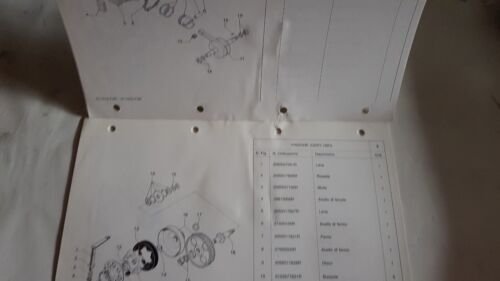 GARELLI 50 GARY 1990 catalogo ricambi originale moto spare parts …