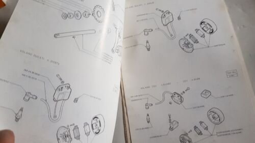 GARELLI 50 GARY 1992 catalogo ricambi originale moto parts catalogue