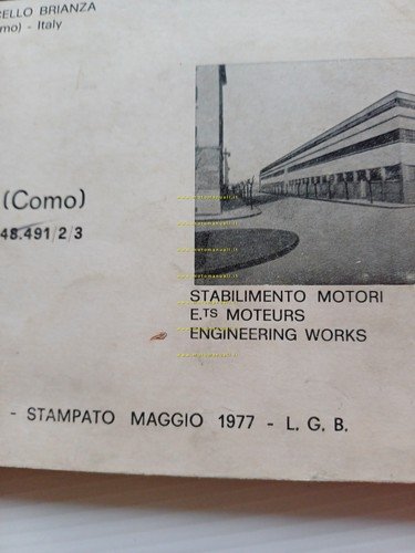 GARELLI 50 Gran Turismo 1977 catalogo ricambi originale