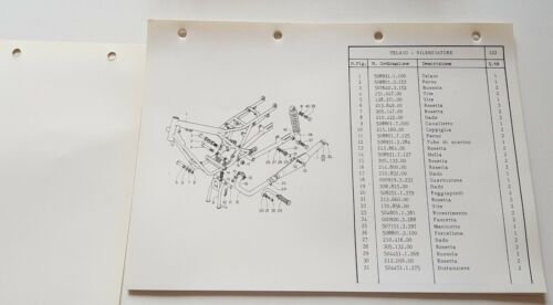Garelli 50 Gran Turismo catalogo ricambi TELAIO ORIGINALE! spare parts …