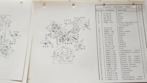 Garelli 50 Gran Turismo catalogo ricambi TELAIO ORIGINALE! spare parts …