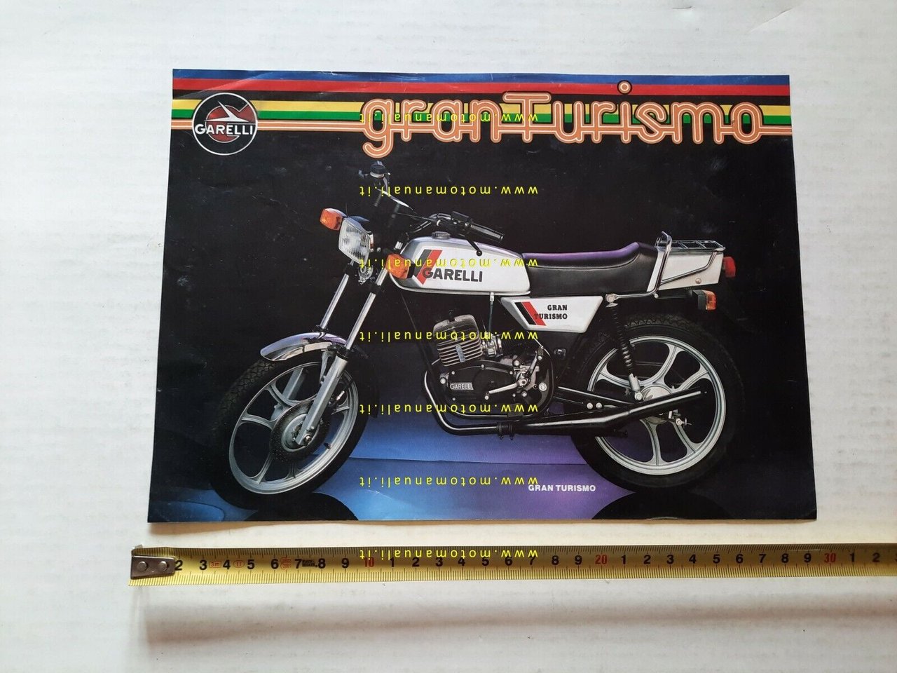 Garelli 50 Gran Turismo depliant italiano originale brochure