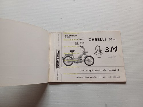 Garelli 50 GULP 3M Kick-Pedali 1970 catalogo ricambi originale