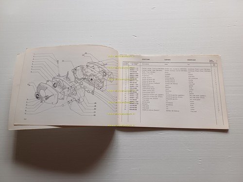 Garelli 50 GULP 3M Kick-Pedali 1970 catalogo ricambi originale