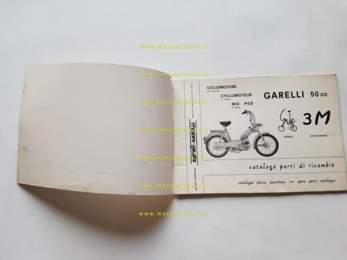 Garelli 50 GULP 3M Kick-Pedali 1970 catalogo ricambi originale parts …