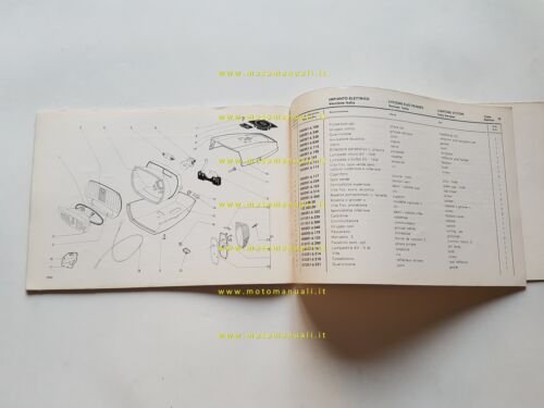 Garelli 50 GULP 3M Kick-Pedali 1970 catalogo ricambi originale parts …