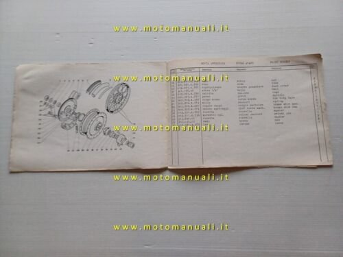 Garelli 50 Gulp 3V - Lusso 1972 VARIANTI catalogo ricambi …