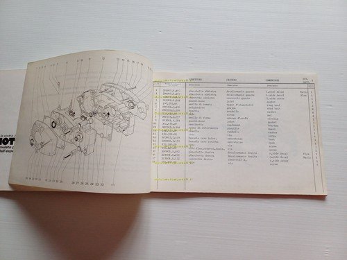 GARELLI 50 GULP Flex- Matic- Matic Lusso 1977 catalogo ricambi …