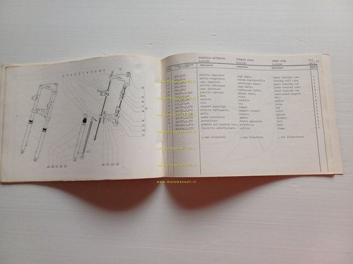GARELLI 50 GULP Flex- Matic- Matic Lusso 1977 catalogo ricambi …