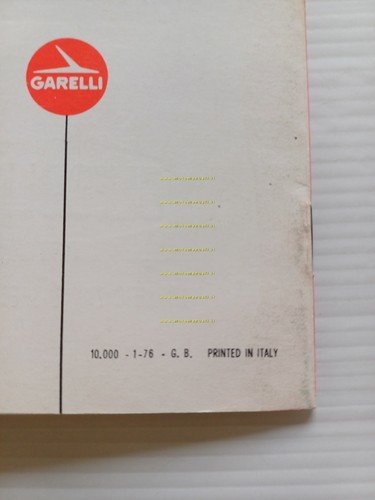 Garelli 50 Gulp Flex-Gulp Matic 1976 manuale uso manutenzione originale …