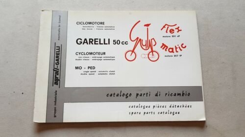 Garelli 50 Gulp Flex Matic 1969 catalogo ricambi originale spare …