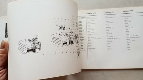 Garelli 50 Gulp Flex Matic 1969 catalogo ricambi originale spare …