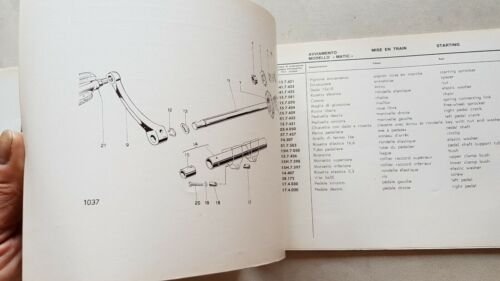 Garelli 50 Gulp Flex Matic 1969 catalogo ricambi originale spare …