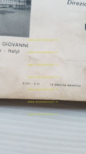 GARELLI 50 GULP Flex-Matic 1970 catalogo ricambi originale Spare Parts …