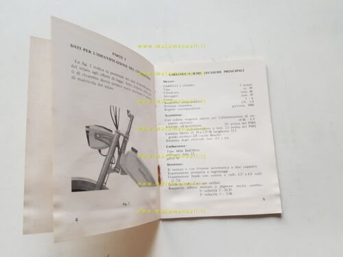 Garelli 50 Gulp Matic 1970 manuale uso manutenzione libretto originale …