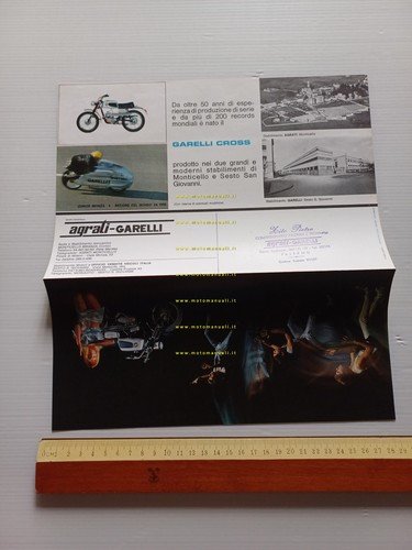 GARELLI 50 Junior Cross 1968 depliant originale italiano