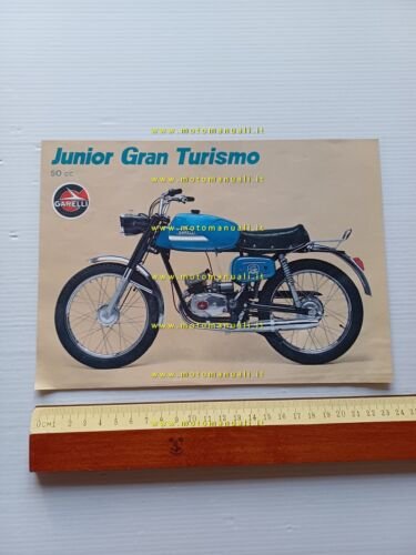 Garelli 50 Junior Gran Turismo depliant ITALIANO originale