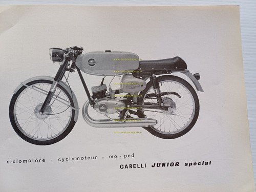 Garelli 50 Junior Special 1966 catalogo ricambi ORIGINALE spare parts …