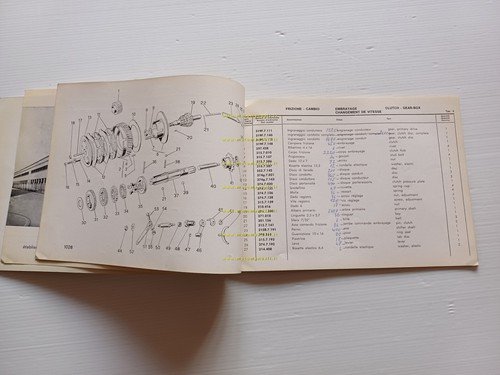 Garelli 50 Junior Special 1966 catalogo ricambi ORIGINALE spare parts …