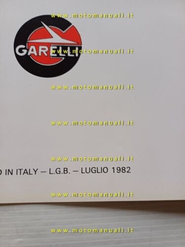 Garelli 50 Junior Turismo 1982 catalogo ricambi TELAIO originale FRAME