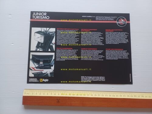 Garelli 50 Junior Turismo depliant ITALIANO originale