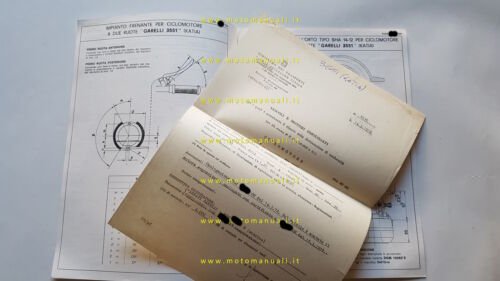 Garelli 50 Katia 1975 scheda omologazione DGM Facsimile originale