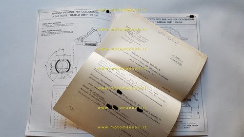 Garelli 50 Katia 1975 scheda omologazione DGM Facsimile originale