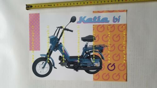 Garelli 50 Katia Bi 1992 depliant originale ciclomotore brochure ITALIANO