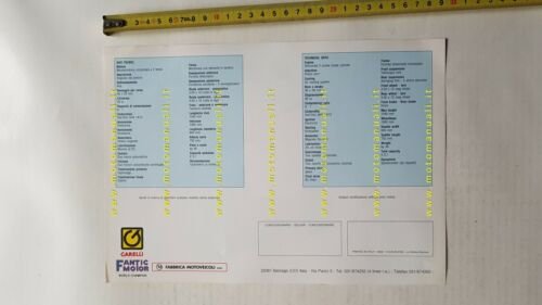 Garelli 50 Katia Bi 1992 depliant originale ciclomotore brochure ITALIANO