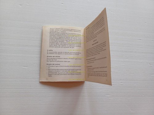 Garelli 50 Kit Mosquito 1984 manuale uso manutenzione italiano originale