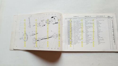 Garelli 50 M - Bimatic 1971 catalogo ricambi originale spare …