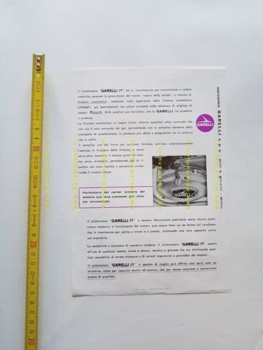 Garelli 50 M 1960 depliant originale volantino