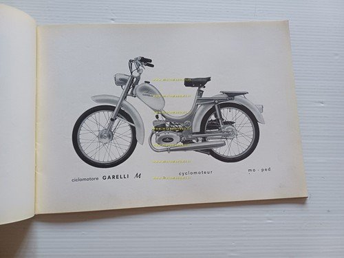 Garelli 50 M catalogo ricambi originale ciclomotore anni 60