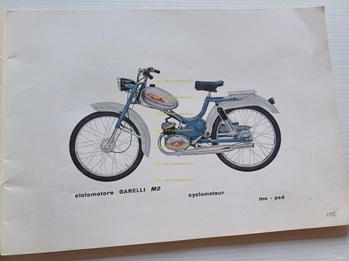 Garelli 50 M2 1960 catalogo ricambi originale