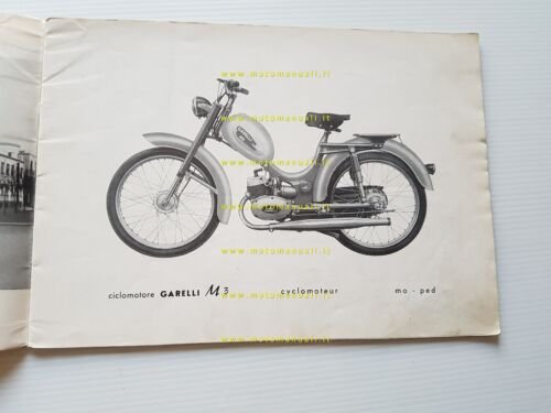 GARELLI 50 M3 anni 60 catalogo ricambi originale Spare Parts …