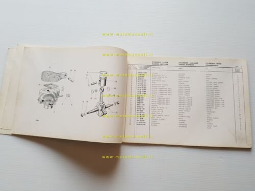 GARELLI 50 M3 anni 60 catalogo ricambi originale Spare Parts …