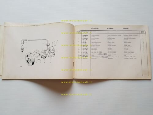 GARELLI 50 M3 anni 60 catalogo ricambi originale Spare Parts …